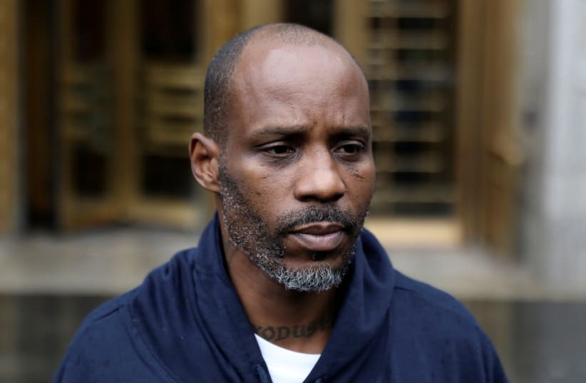 Rapper DMX exits the US Federal Court in Manhattan following his presentment on income tax evasion charges in New York (photo credit: REUTERS)