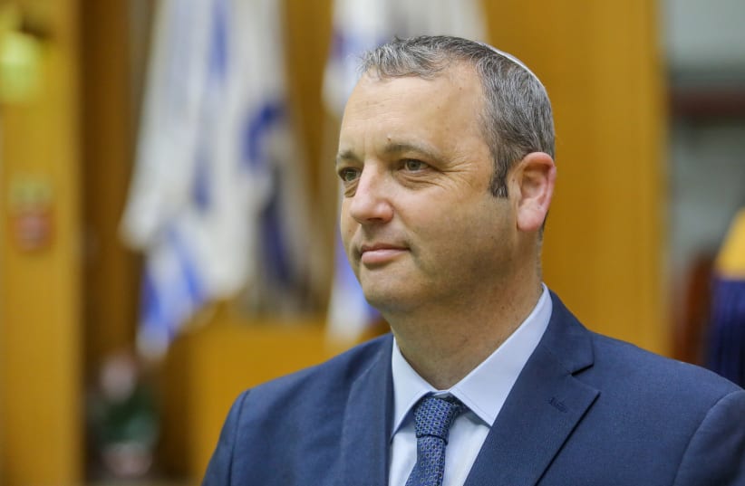 abbi Gilad Kariv, the director of the Reform movement in Israel attends preparations for the new Knesset on April 5.  (photo credit: MARC ISRAEL SELLEM)
