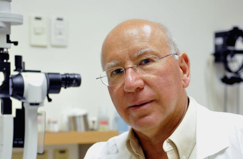 Prof. Jacob Peer, head of the Onco-Ophthalmology department at Hadassah. (photo credit: Courtesy)