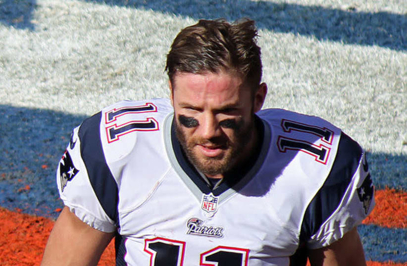 Julian Edelman, a player on the National Football League. (photo credit: Wikimedia Commons)