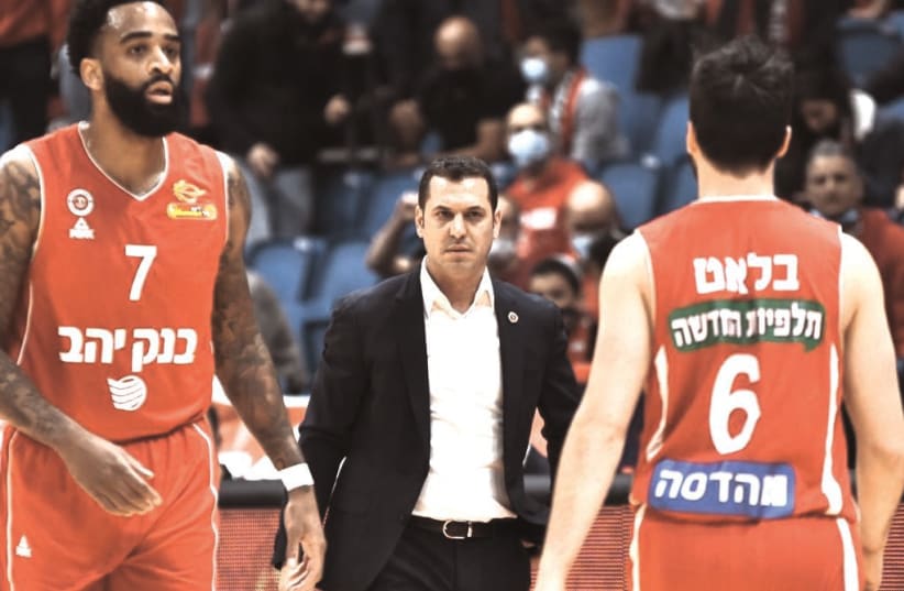 YONATAN ALON has a long-standing relationship with many of Hapoel Jerusalem’s players, which should help him in his newly promoted role as the team’s head coach. (photo credit: DOV HALICKMAN PHOTOGRAPHY)