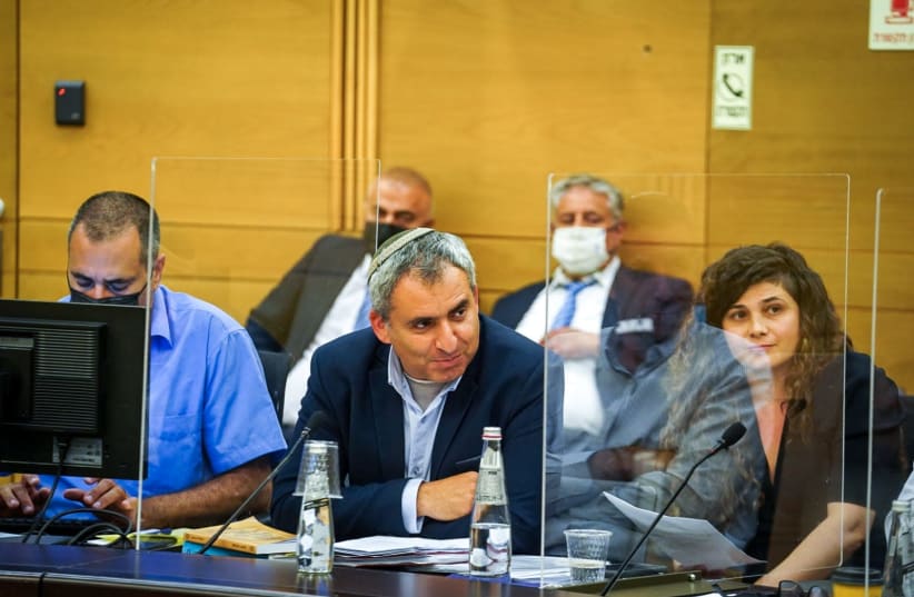 New Hope MK Ze'ev Elkin is seen at a meeting of the Knesset Arrangements Committee. (photo credit: NOAM MOSKOWITZ)