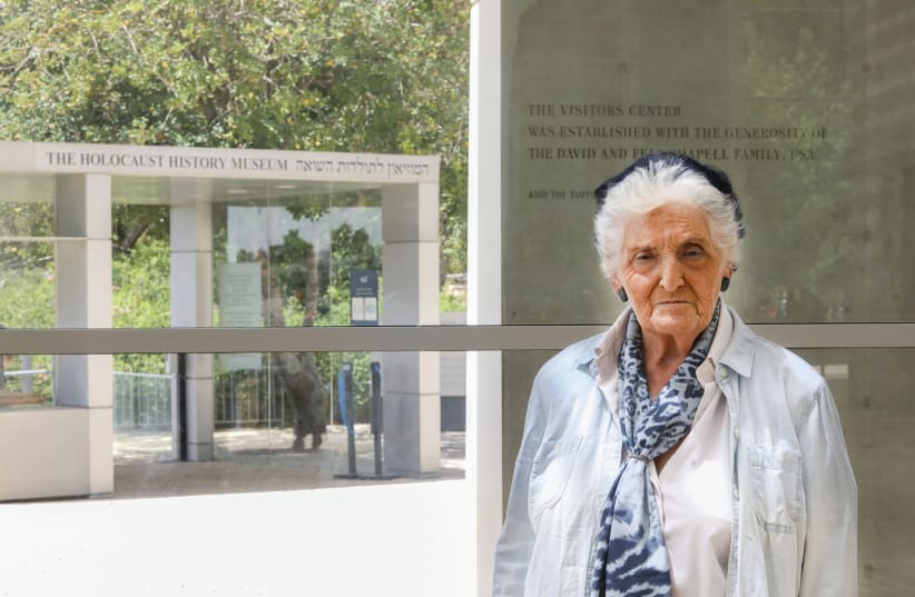 MUTUAL NEED: Berthe Badehi at Yad Vashem (photo credit: MARC ISRAEL SELLEM)