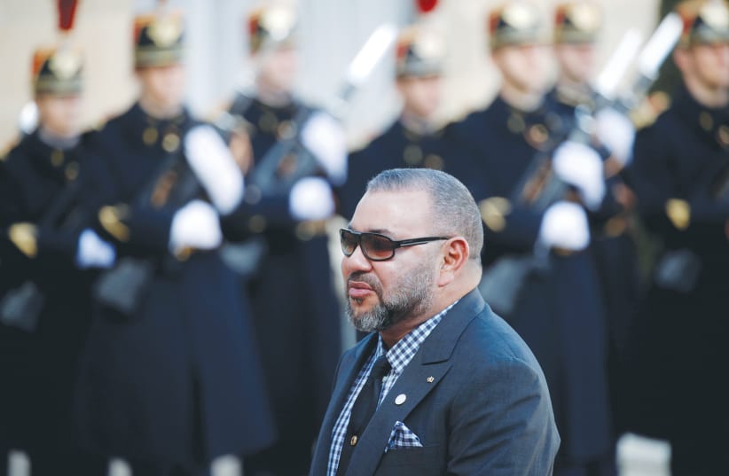 MOROCCO’S RENEWAL of ties with Israel generated a measured response by the Palestinian Authority. Personal calls by Moroccan King Mohammed VI to PA President Mahmoud Abbas may have softened its stand. (photo credit: PHILIPPE WOJAZER/REUTERS)