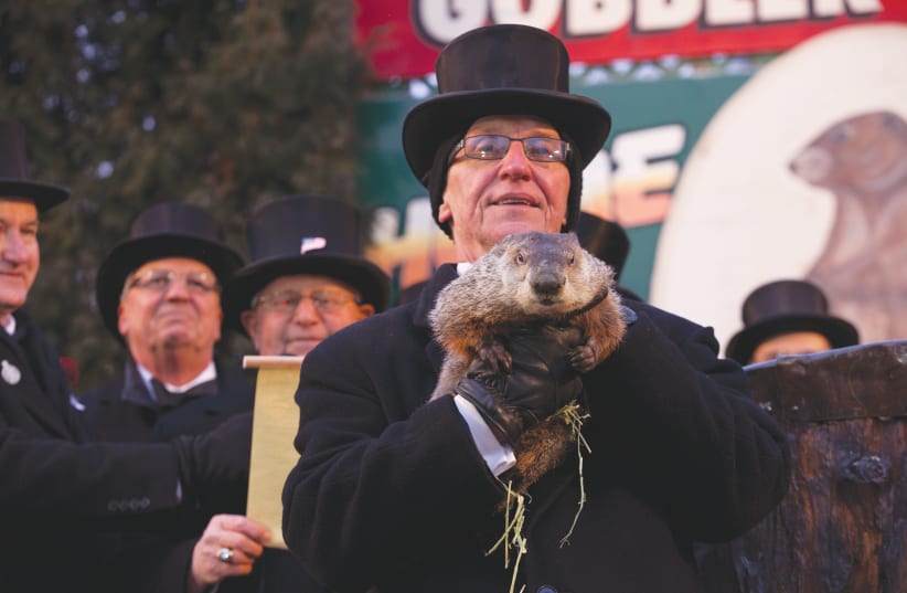 A SCENE from the movie ‘Groundhog Day,’ in which the protagonist lives the same day over and over again (photo credit: Wikimedia Commons)