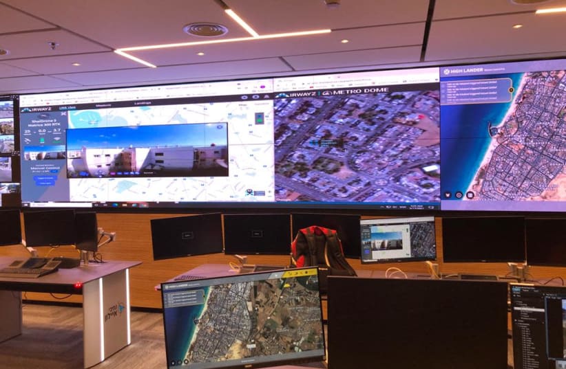 The national drone project command center. (photo credit: Courtesy)