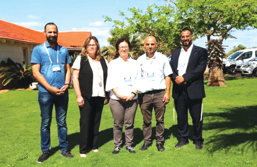 Jewish and Arab senior educators and community leaders participated in a conference at the Hadasa Ne’urim Youth Village, north of Netanya. (photo credit: HAGAI OFAN)