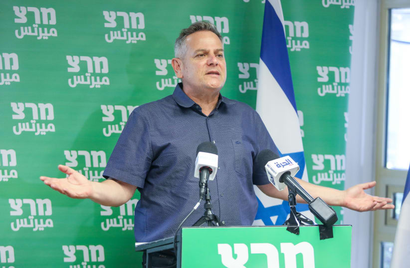 Meretz leader Nitzan Horowitz. (photo credit: MARC ISRAEL SELLEM/THE JERUSALEM POST)