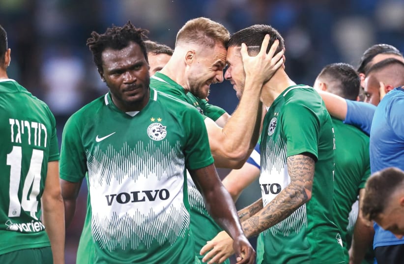 DEPENDING ON how the results play out, Maccabi Haifa can capture the Israel Premier League championship as early as Wednesday night, when it plays Kiryat Shmona.  (photo credit: MAOR ELKASLASI)