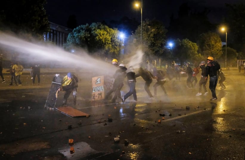 Four die during protests as Colombia marks a month of demonstrations (photo credit: REUTERS)