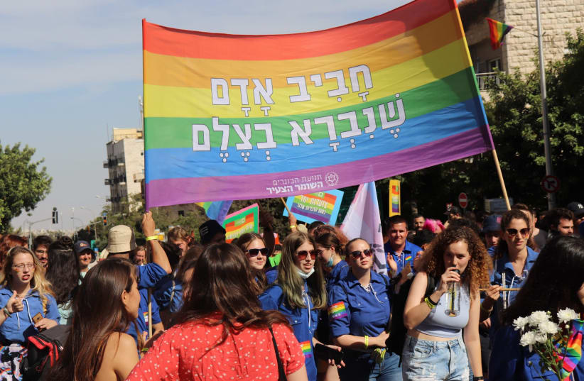 Jerusalem Pride Parade 2021 (photo credit: TZVI JOFFRE)
