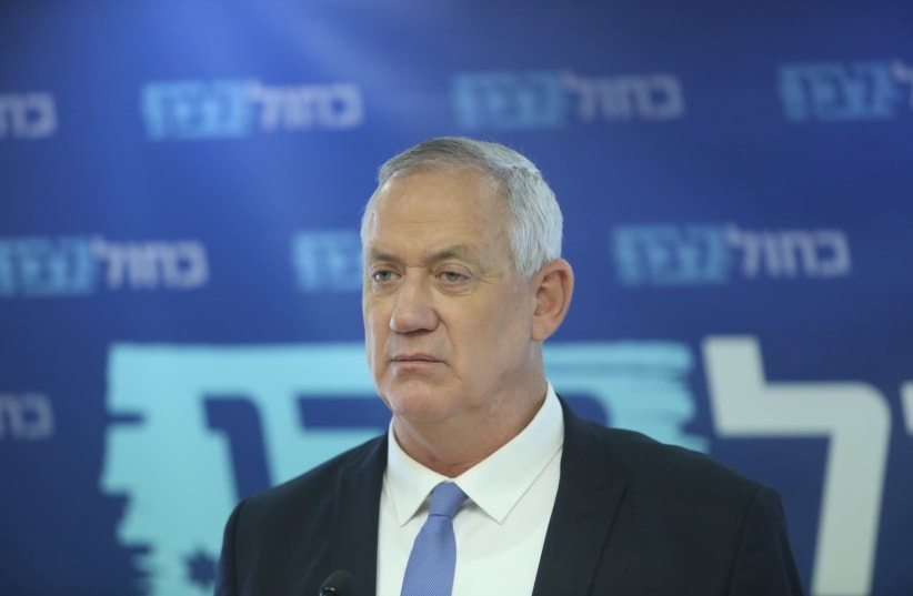 Benny Gantz, leader of the Blue and White political party (photo credit: MARC ISRAEL SELLEM)
