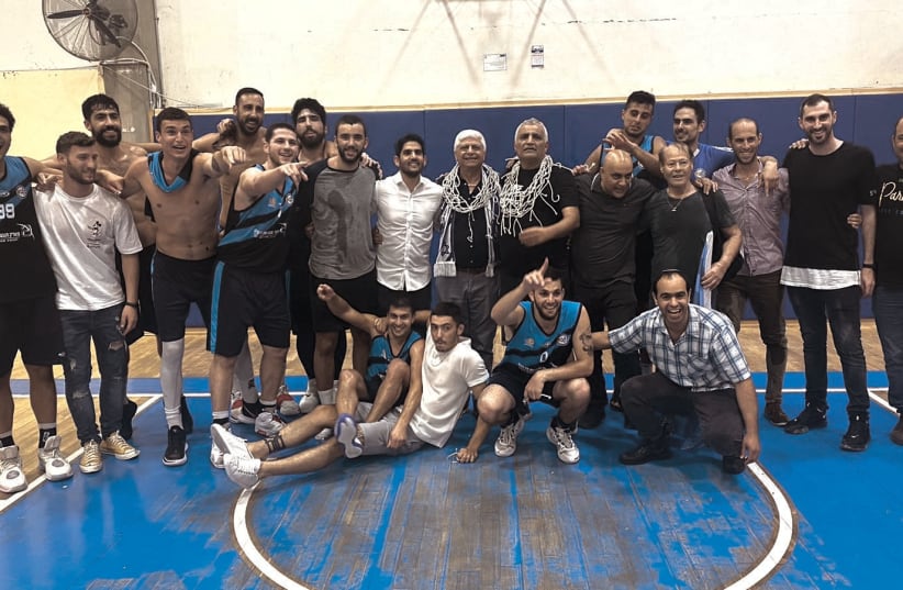 MACCABI MA'ALEH ADUMIM is the first team from Judea and Samaria to play in either of the first two divisions of Israel basketball (photo credit: Courtesy)