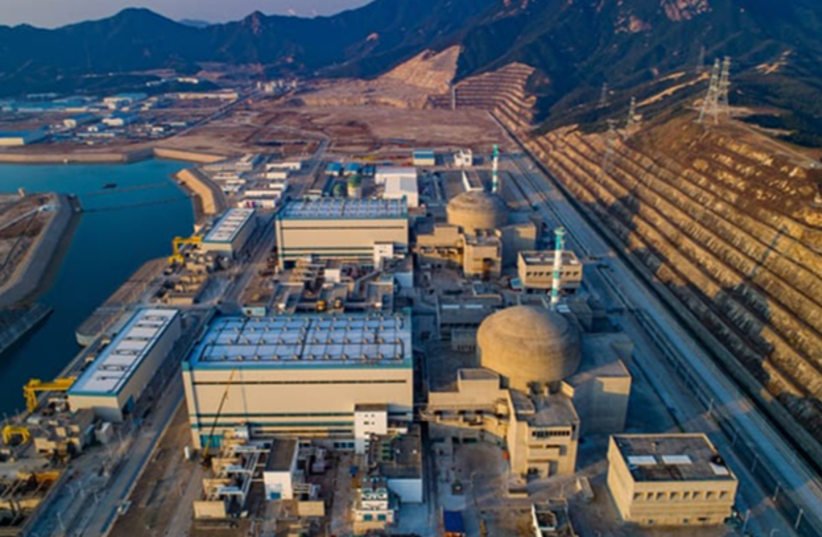 Taishan Nuclear Power Plant (photo credit: COURTESY: EDF/WIKIMEDIA COMMONS)