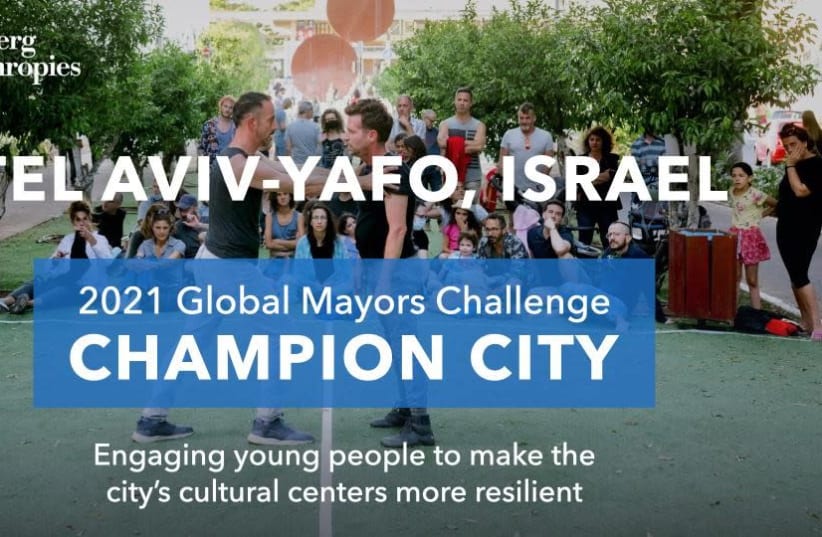 2021 Global Mayors Challenge Champion City (photo credit: Courtesy)