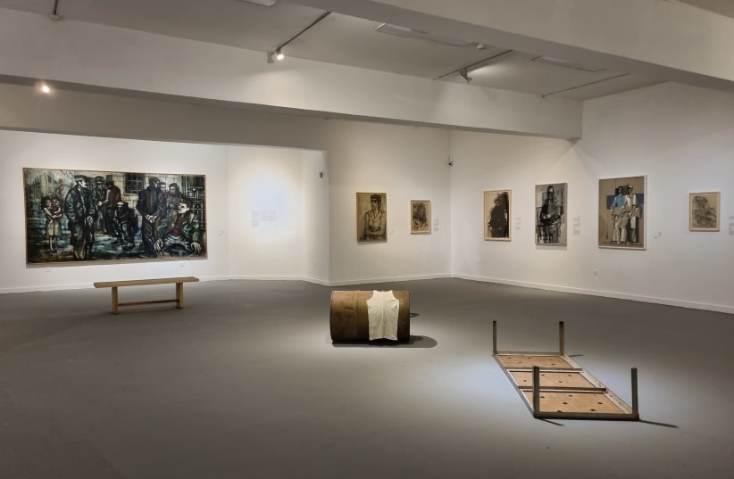 One of the many exhibition spaces at the Haifa Museum of Art. (photo credit: MAYA MARGIT/THE MEDIA LINE)