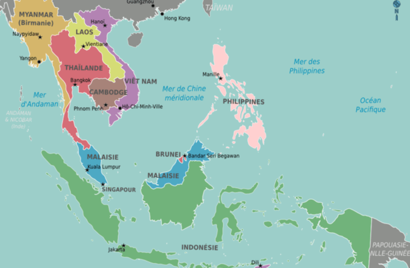 Map of Southeast Asia (photo credit: Wikimedia Commons)