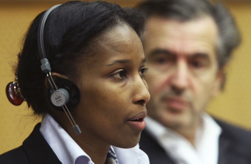 SOMALI-BORN Ayaan Hirsi Ali, a former Dutch parliamentarian, at the European Parliament in Brussels, 2008.  (photo credit: FRANCOIS LENOIR / REUTERS)