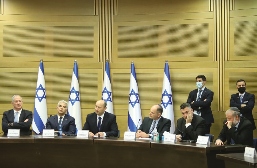 PRIME MINISTER Naftali Bennett convenes his first cabinet meeting this week. (photo credit: MARC ISRAEL SELLEM/THE JERUSALEM POST)