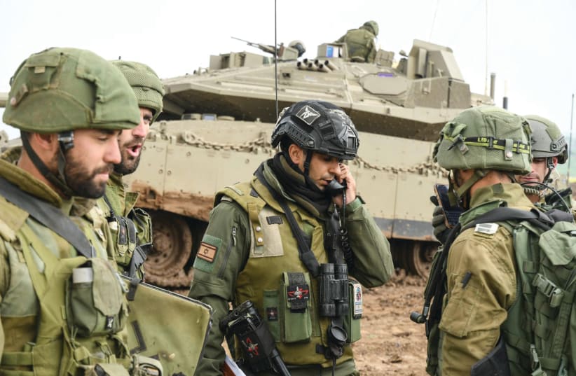 LT.-COL. DORI Saar (center) during Operation Guardian of the Walls. (photo credit: IDF SPOKESPERSON'S UNIT)