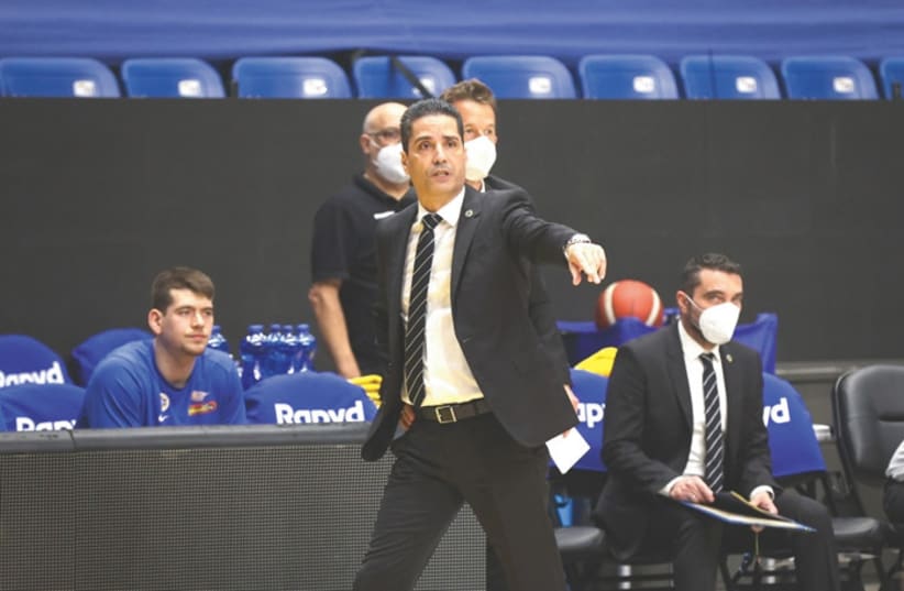 MACCABI TEL AVIV coach Ioannis Sfairopoulos will have a whole new array of talent to employ in his quest to lead the yellow-and-blue to a better continental season than it just experienced in 2020/21. (photo credit: UDI ZITIAT)