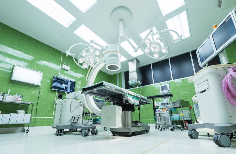 An operating room in the Plastics Department  of Shamir Medical Center (photo credit: SHAMIR SPOKESPERSON)