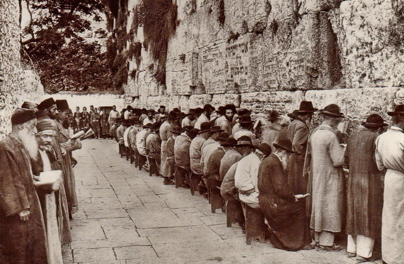 When Jews were banned from sitting at the Western Wall - comment ...