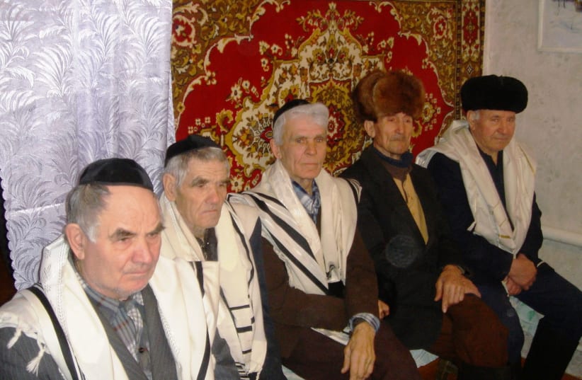 VISITING SUBBOTNIK Jews in Vysoky.  (photo credit: COURTESY MICHAEL FREUND)