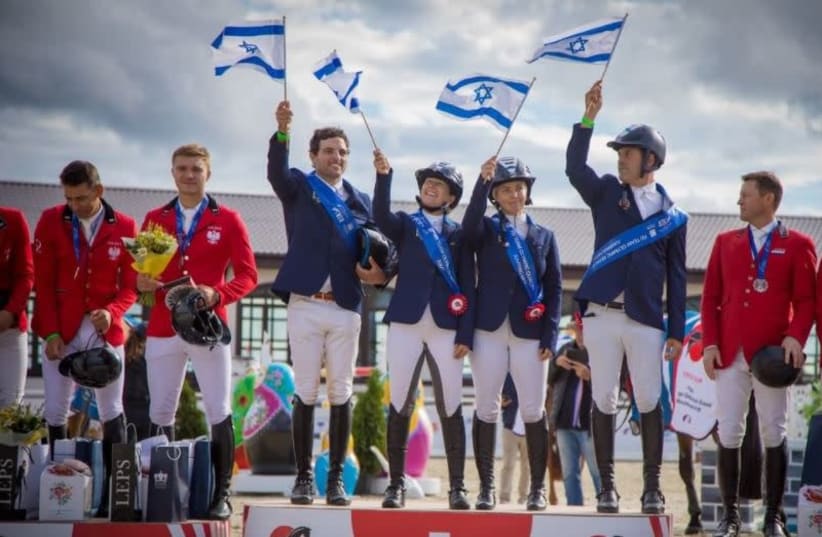 The Israeli equestrian team (photo credit: Courtesy)