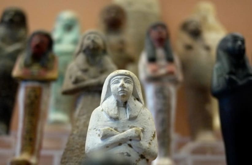 Egyptian figurines (illustrative) (photo credit: REUTERS)