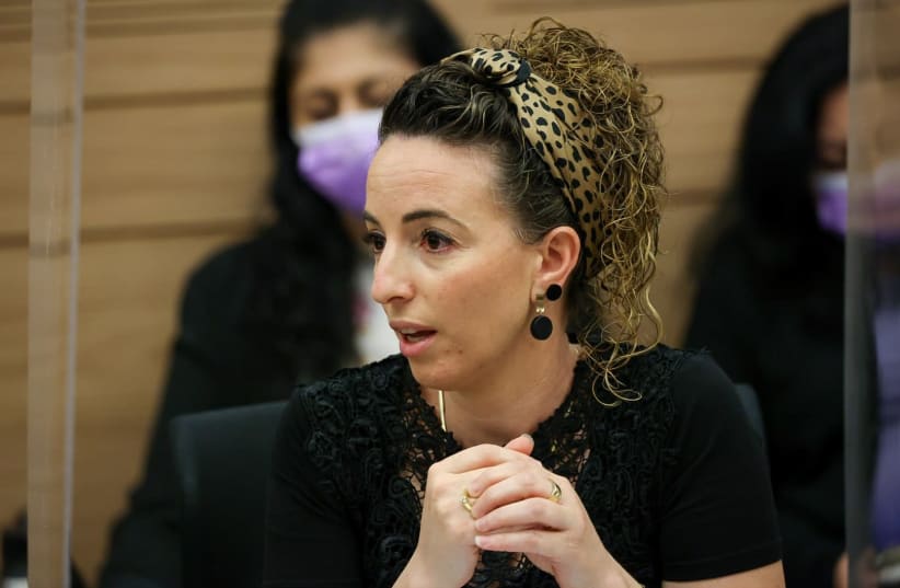 COALITION CHAIRWOMAN Idit Silman speaks in the Knesset in Jerusalem on Monday. (photo credit: NOAM MOSCOWITZ/KNESSET SPOKESMAN'S OFFICE)