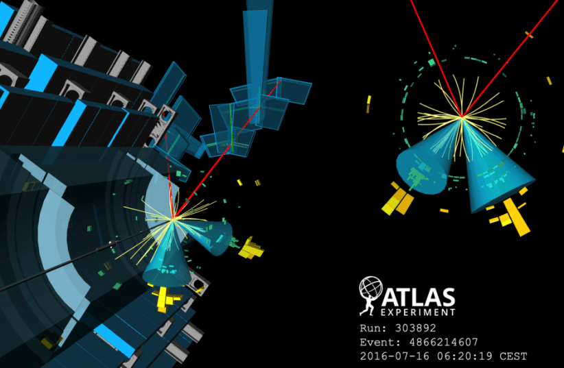 ATLAS experiment at the Large Hadron Collider (LHC) at CERN (photo credit: TEL AVIV UNIVERSITY)