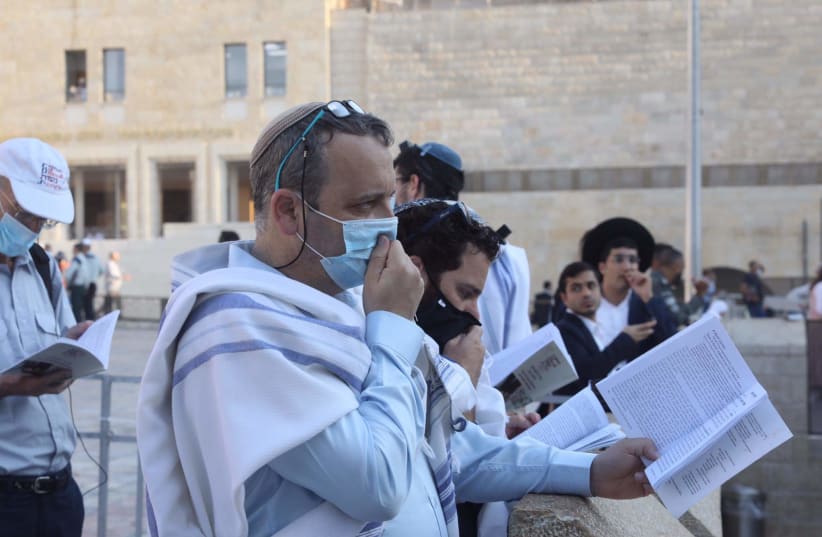  Rabbi Gilad Kariv at the Western Wall, Jerusalem, August 9, 2021. (photo credit: MARC ISRAEL SELLEM/THE JERUSALEM POST)