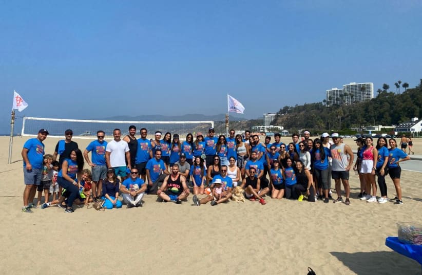  Runners in Los Angeles at the end of the Race to Save Lives 5K of United Hatzalah (photo credit: Carolyn Kangavari/United Hatzalah)