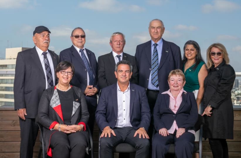 The nine recipients of the 2021 Industry Prize and  Aryeh Shenkar z"l Life Achievements in Industry Prize (photo credit: MANUFACTURERS ASSOCIATION OF ISRAEL)