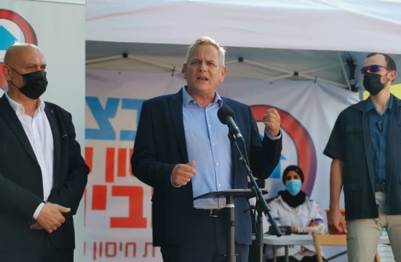  Minister Horowitz launches Operation Home Vaccines (photo credit: MAARIV)