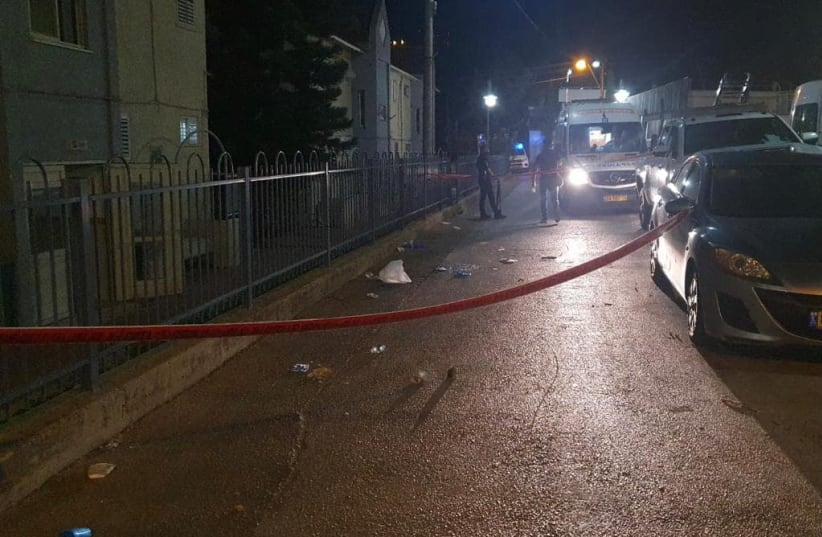  Scene of murder in Shlomi, August 24, 2021 (photo credit: ISRAEL POLICE)