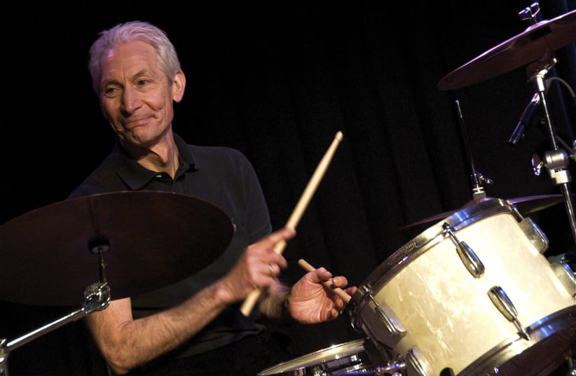  Charlie Watts drums for his second band besides The Rolling Stones, The ABC&D of Boogie Woogie, in the Casino in Herisau, Switzerland on January 13th, 2010. (photo credit: Wikimedia Commons)