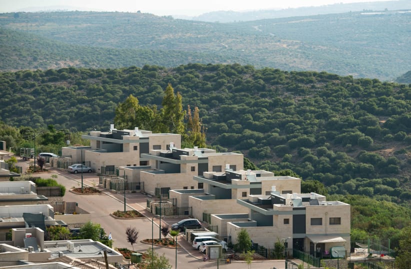  View of the Israeli settlement of Yakir on June 11, 2020. (photo credit: SRAYA DIAMANT/FLASH90)