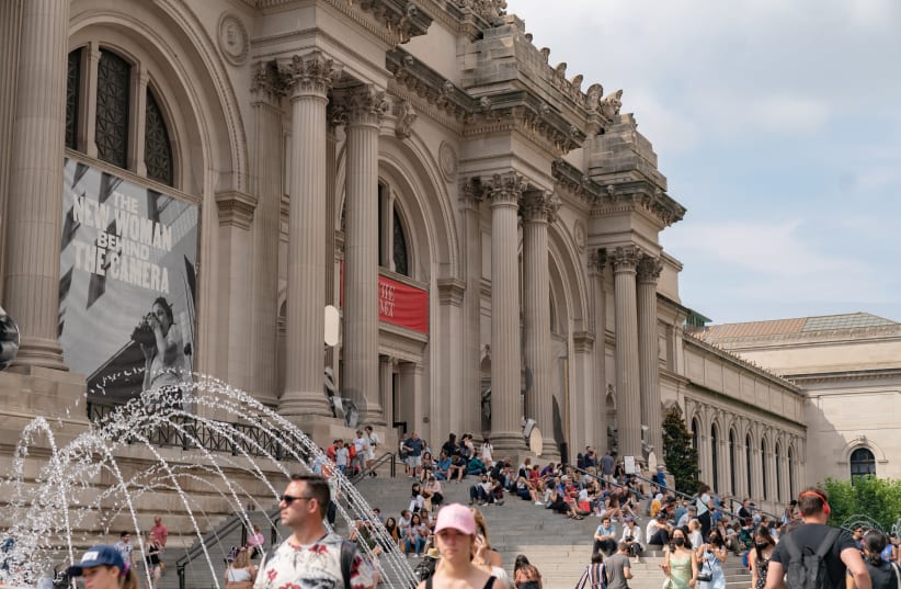  THE METROPOLITAN Museum of Art in New York City, seen last month. (photo credit: JEENAH MOON/REUTERS)