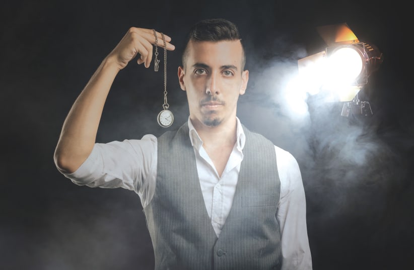  ISRAELI MENTALIST Ben Cale is pushing to reform Israel’s Hypnosis Law to open a path for more Israeli hypnotherapists. (photo credit: BEN MIZRAHI)