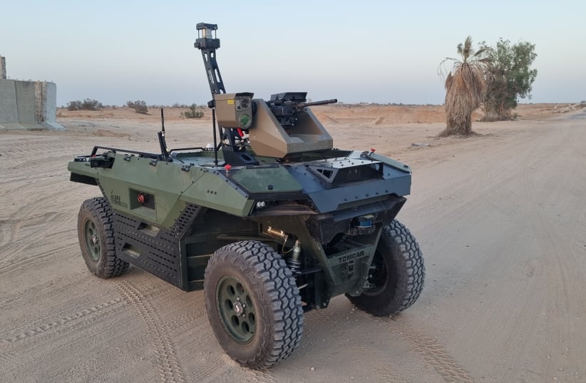  An IAI Remote Platoon Vehicle (RPV). (photo credit: ISRAEL AEROSPACE INDUSTRIES)