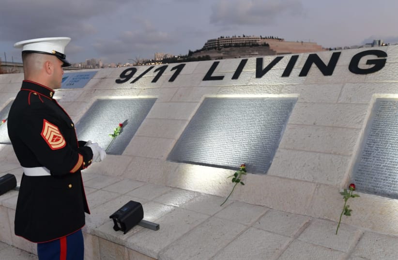  Jerusalem's 9/11 memorial honors victims on 20th anniversary (photo credit: BRUNO SHARVIT)