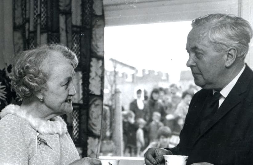  Prime Minister Harold Wilson visits a retirement home in Washington, Tyne and Wear (photo credit: WIKIPEDIA)