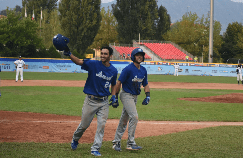 Team Israel beat France 10-0 in their game at the European Baseball Championships, on September 13, 2021. (photo credit: ISRAEL ASSOCIATION OF BASEBALL/ COURTESY)