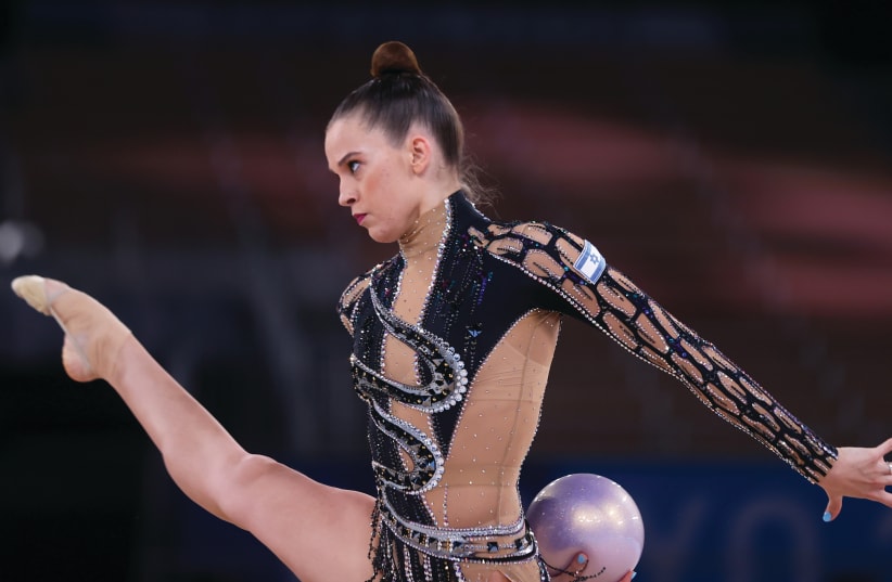  UP AND coming: Israeli Rhythmic gymnast Nicol Zelikman was a two-time medalist at the 2016 European Junior Championships.  (photo credit: REUTERS)