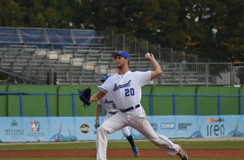  Starting pitcher 18 year-old Ivri Margolin, was brilliant in his Team Israel debut (photo credit: ISRAEL ASSOCIATION OF BASEBALL/ COURTESY)