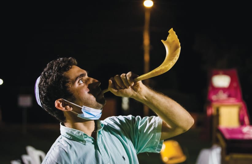 WHEN DID the blowing of the shofar become a divisive element of Israeli society? (photo credit: CHEN LEOPOLD/FLASH90)