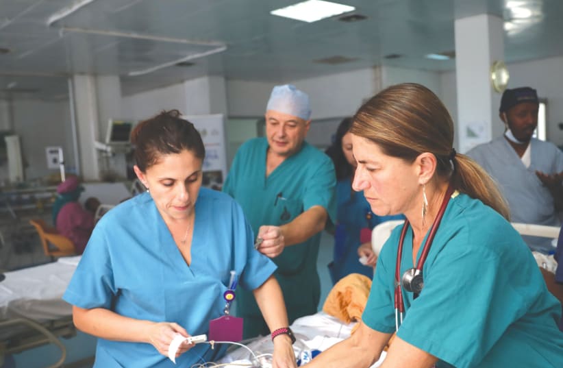  DR. RACHELI SION SARID at work. (photo credit: SAVE A CHILD'S HEART)