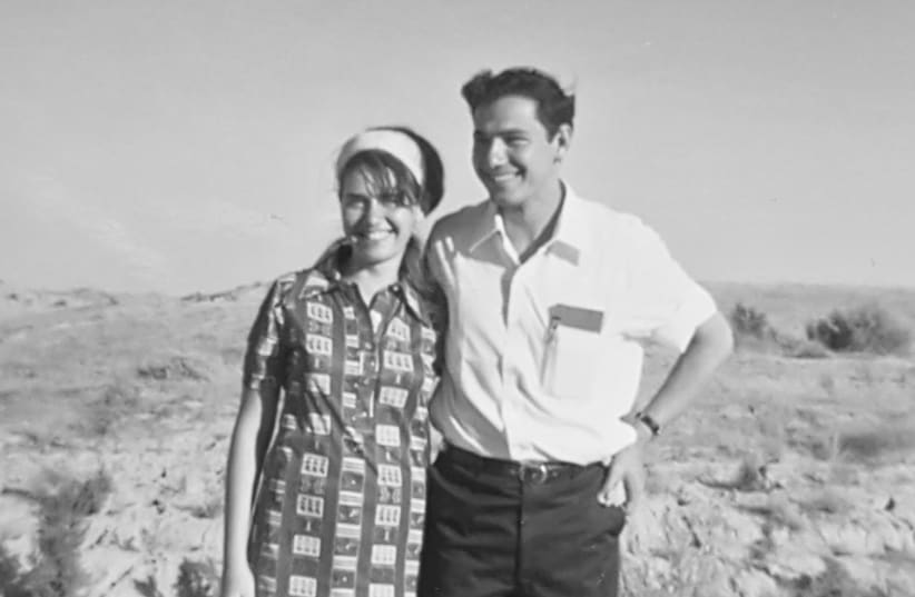  BEN-ZION and Suzie in Beersheba in 1971. (photo credit: Courtesy)